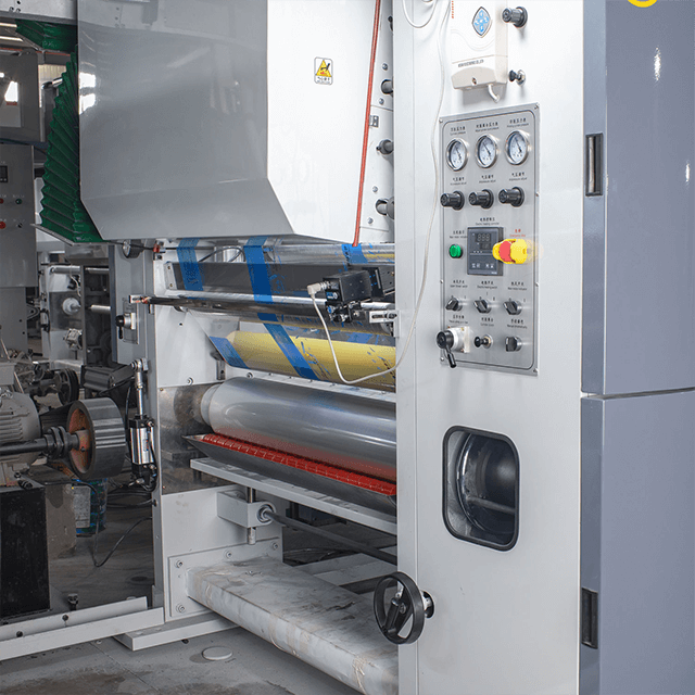 Impresora de huecograbado de alta velocidad de 7 motores y 8 colores en 180 Mpm